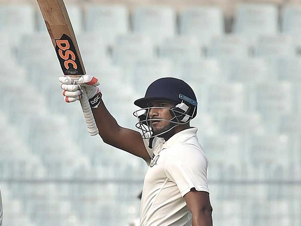 Satish, who started his First-Class career with Karnataka, was batting on 71 against his former team. (Source: PTI)