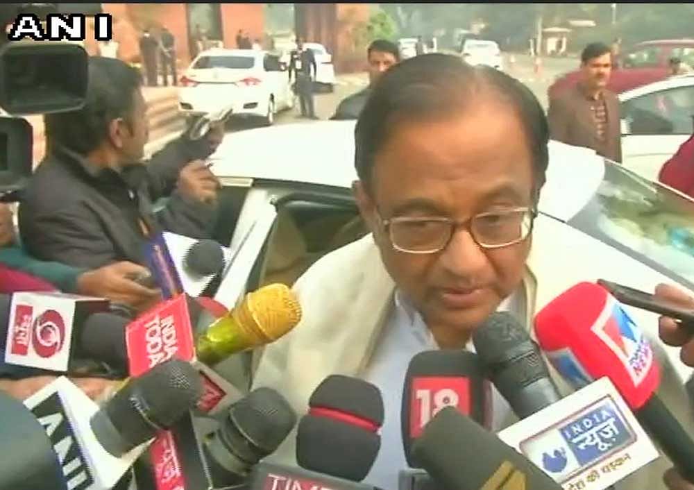 Chidambaram hailed the verdict, saying that the allegation of the scam was wrong and it has been established. ANI/twitter photo.