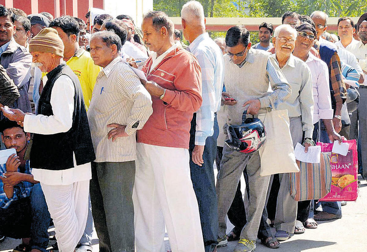 Polling passed off peacefully at the R K Nagar Assembly constituency here today, with an estimated 60 percent of the electorate exercising their franchise by 3 pm in the prestigious bypoll. Election officials said the final voting figure is expected later tonight as many people were still waiting to cast their votes at 5 pm. PTI file photo