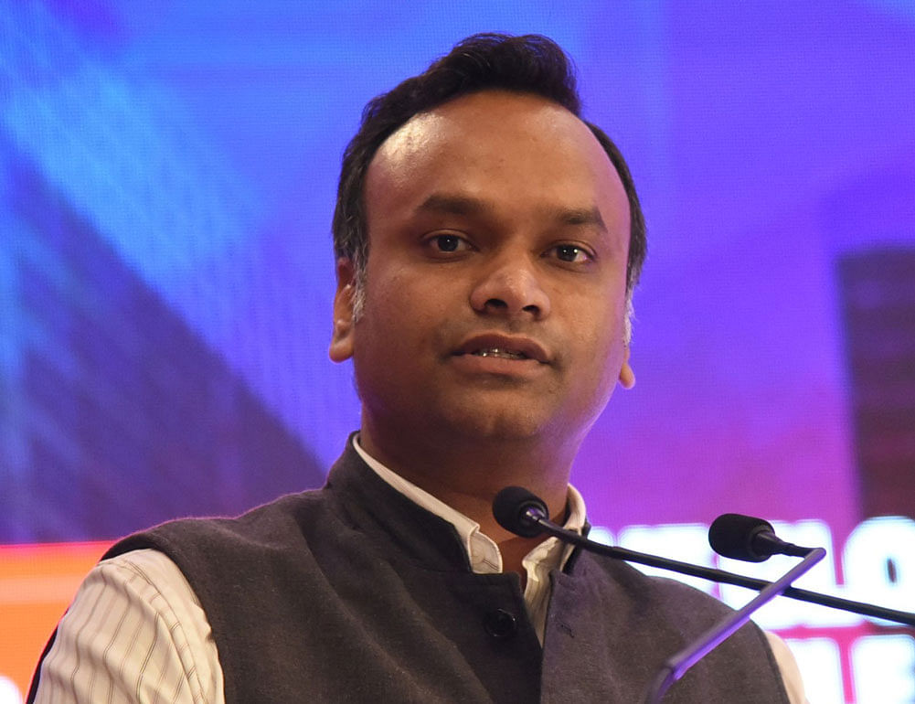 The Tourism and IT-BT minister, Priyank Kharge told the reporters on Thursday that the logo will be unveiled on December 24 at the Namma Bengaluru Habba. In picture: Tourism and IT-BT minister, Priyank Kharge. DH file photo.