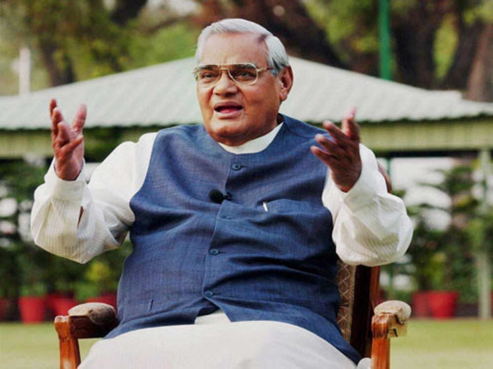 Vajpayee's 93rd birthday will be marked with 93 prisoners released from jail. PTI file photo.