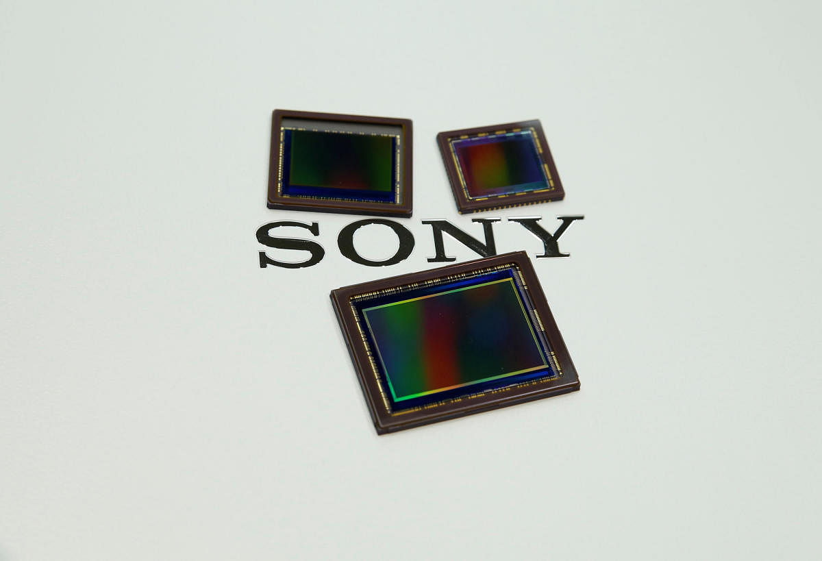 Sony's image sensors are pictured at the company's headquarters in Tokyo, Japan, November 27, 2017. Picture taken November 27, 2017. REUTERS/Toru Hanai