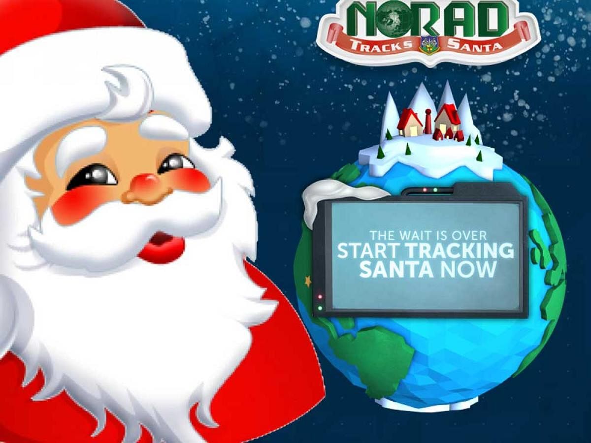 A 3-D, interactive website at www.noradsanta.org shows Santa on his delivery route, allowing users to click to learn more about the various cities along the way. Screengrab