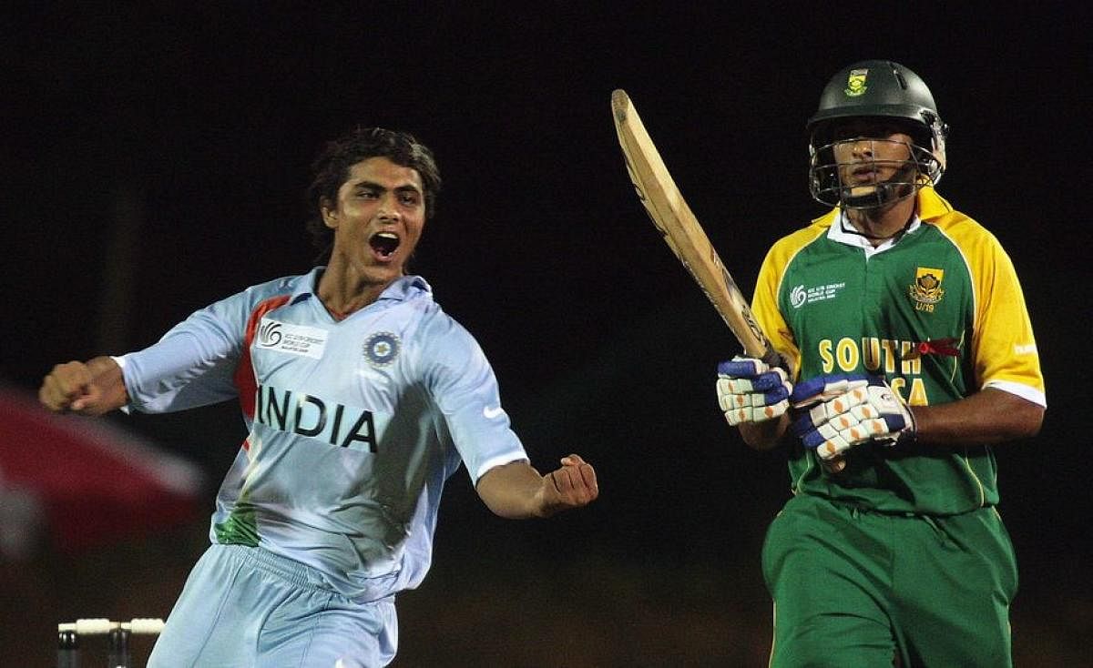 Ravindra Jadeja (left) featured twice in the U-19 World Cup, including the 2008 edition where Virat Kohli led his team to the title.
