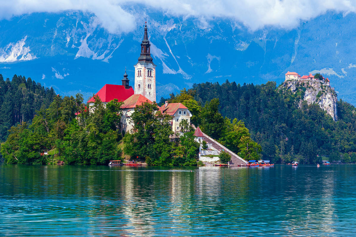 A view of Lake Bled.