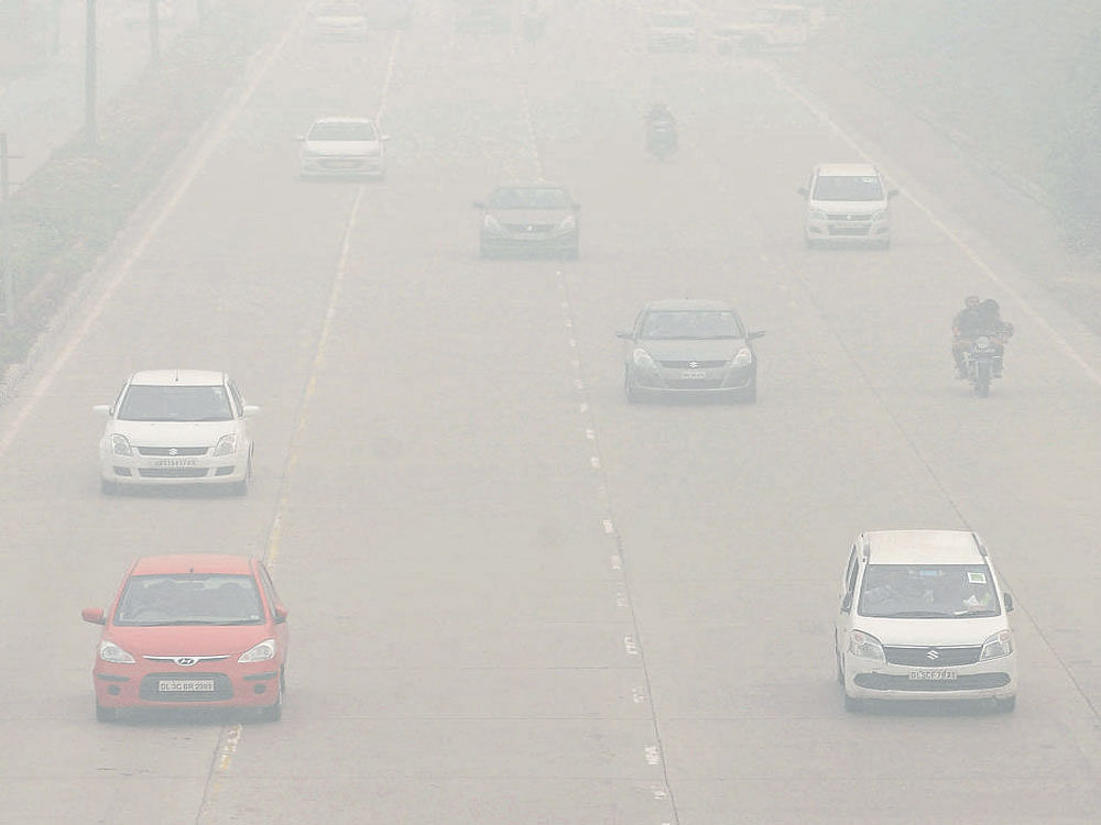 This season, Delhi turned into a gas chamber following crop residue burning. File photo