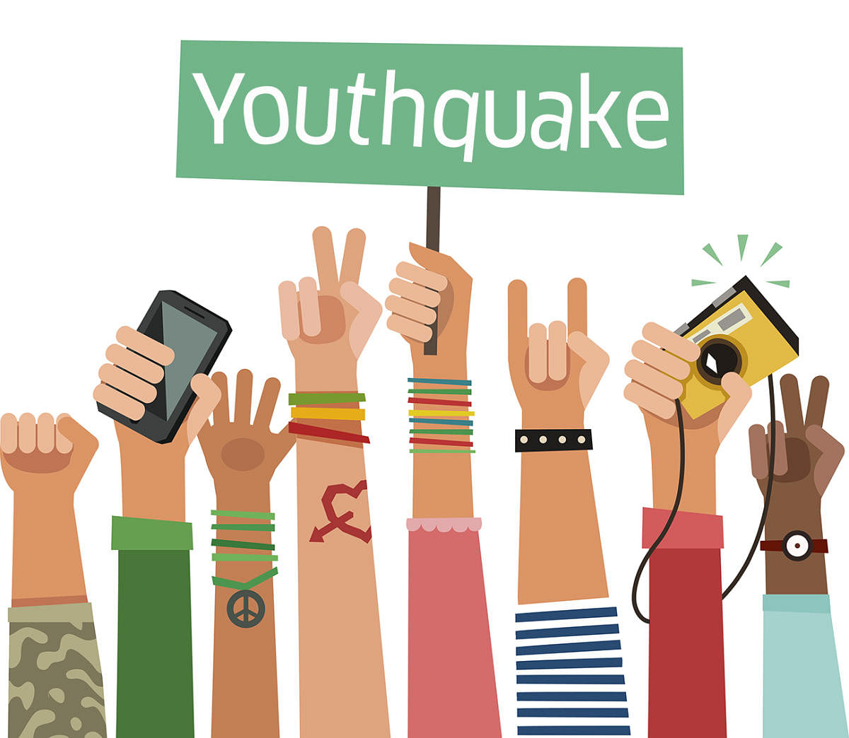The former Vogue editor Diana Vreeland apparently coined 'youthquake' in the 1960s, to describe the youth culture of Swinging London.