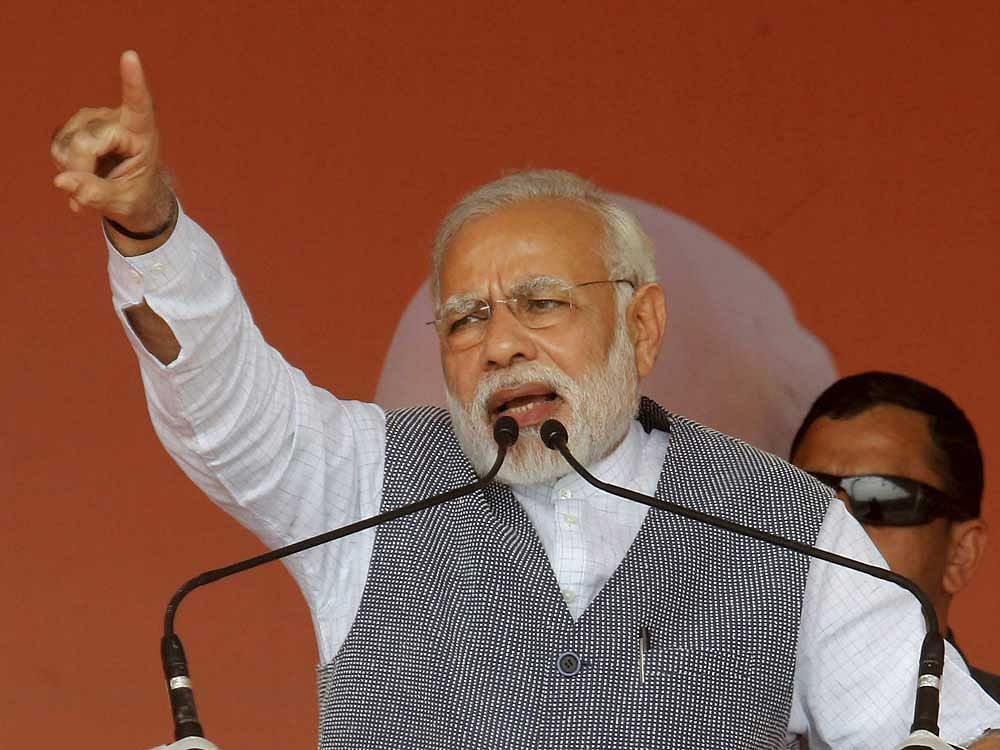 Announcing the rollout of 'Cleanliness Survey 2018' during his monthly Man Ki Baat radio talk, Prime Minister Narendra Modi said the nationwide exercise to be undertaken in the new year would be 'the largest in the world'. PTI file photo