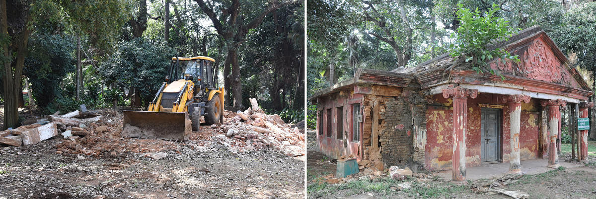 In Bengaluru, Krumbiegel Hall, named after the legendary landscape architect G H Krumbiegel of Lalbagh gardens fame and lying in neglect for years, was dismantled late November by authorities, sparking outrage.