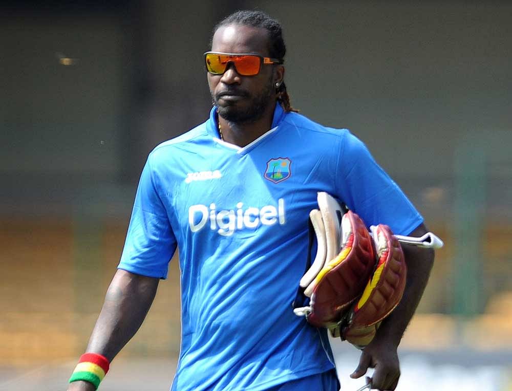 Stuart Law said asked the critics who suggested that Gayle's international career may be over to write him off at their own peril. DH file photo.