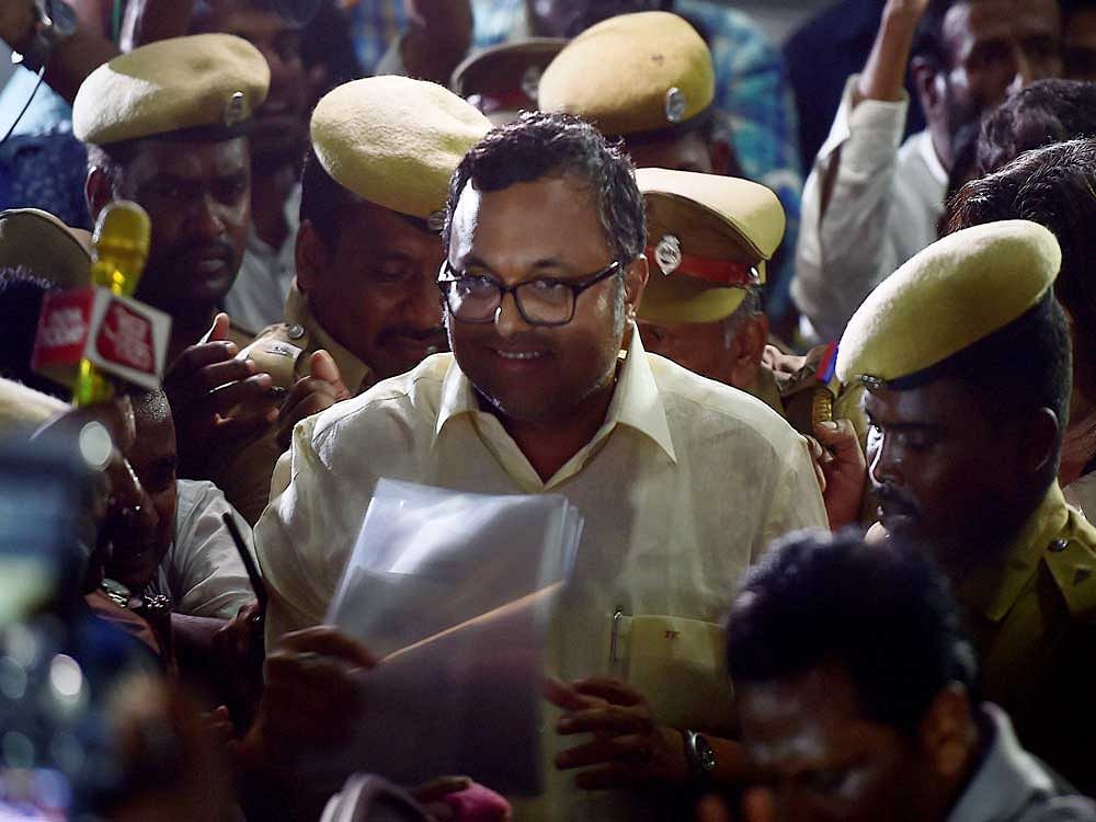 The Supreme Court on Thursday agreed to examine a fresh plea by Karti Chidambaram, son of former finance minister P Chidamabaram, seeking permission to travel to the United Kingdom from January 10. PTI file photo