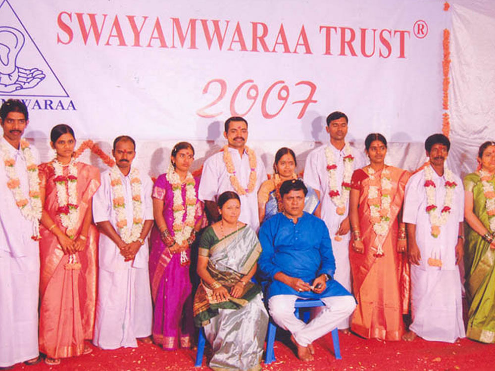 Over 4,000 deaf-mute couples have found each other through a two-day annual gathering held by Swayamvaraa. Singles interact with each other on the first day of the event, get to know each other's personality and zero-in on their significant other. Image courtesy: http://swayamwaraatrust.org