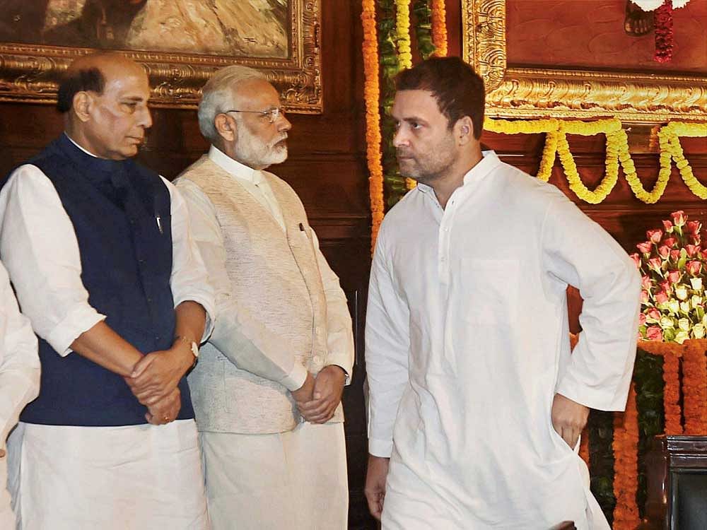 For the Congress, Karnataka is one of the last major states where it is in power whereas the BJP hopes to extend its winning streak from Gujarat and Himachal Pradesh to Karnataka. PTI file photo.