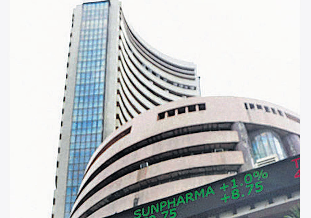 The Sensex hit record highs, rising by 1.28 percent.