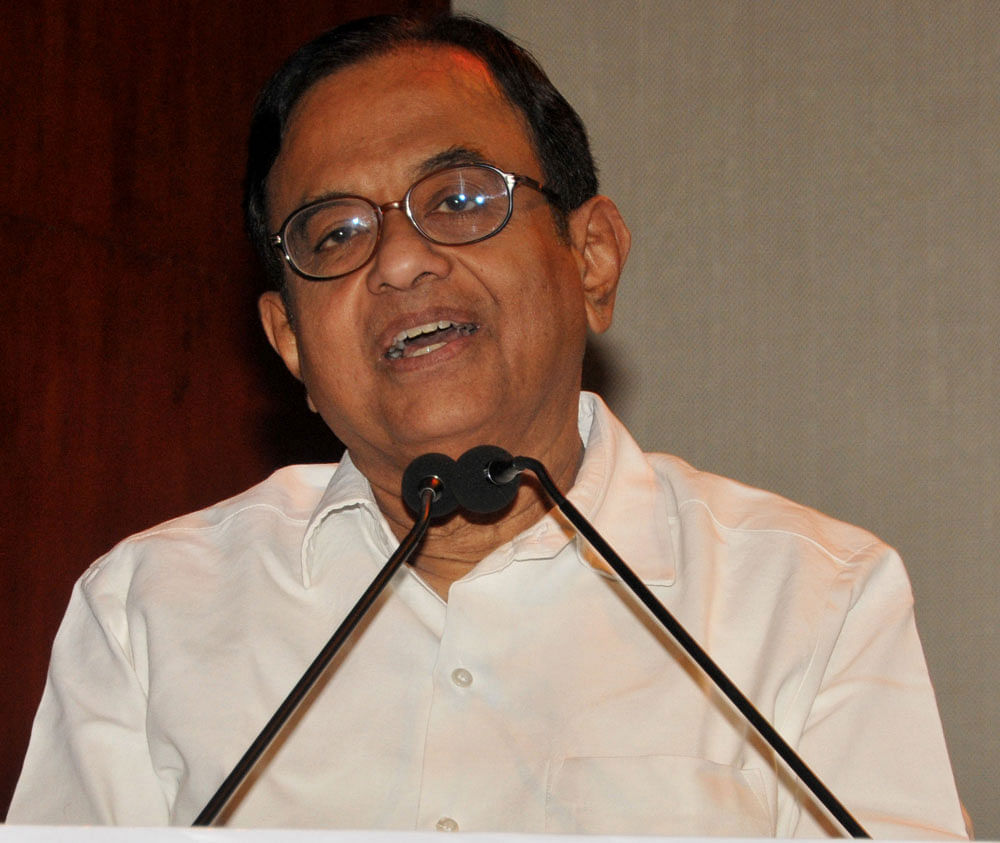 Chidambaram claimed that the ED officers were left embarrassed after the raids for they could find nothing. DH file photo.