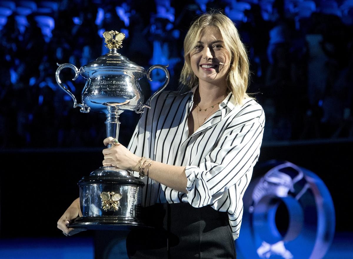 HEAVY BURDEN: Maria Sharapova is among the contenders for the Australian Open, starting on Monday. AP/PTI