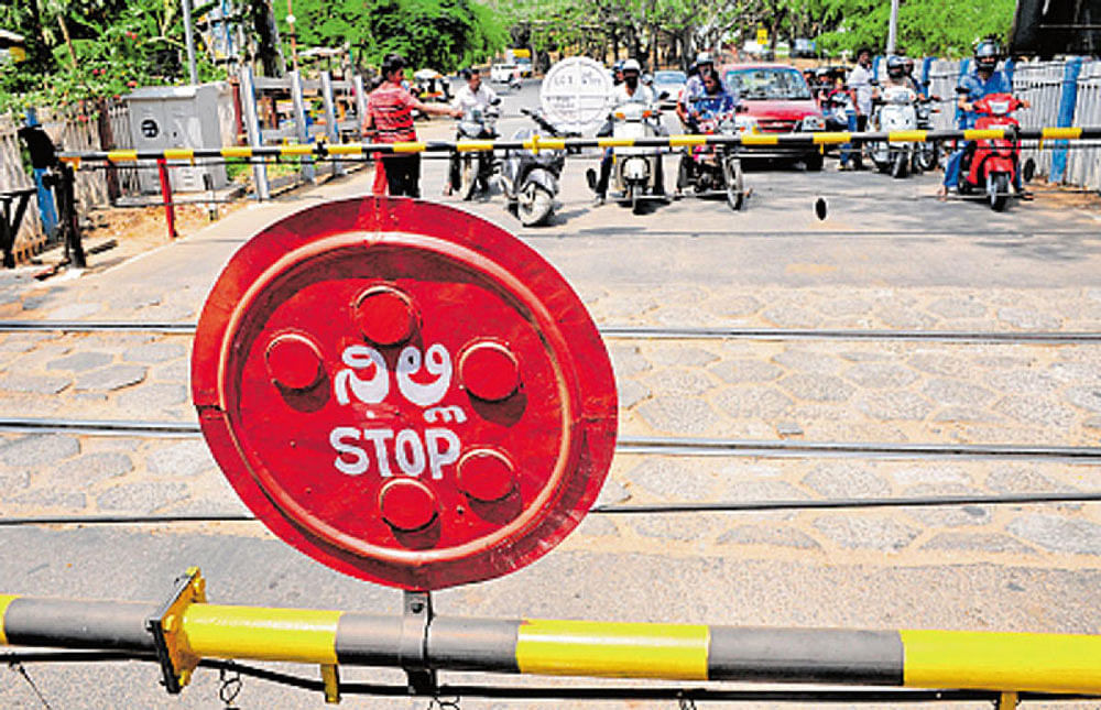 For the first time, the 'Handbook for Gateman' has been published in Kannada. The book contains guidelines, rules and procedures for enhancing safety at railway gates. Dh file photo