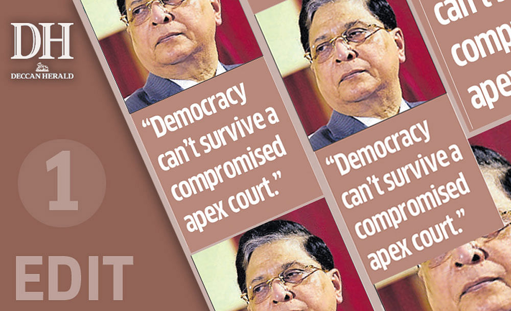 CJI, restore integrity, independence of SC