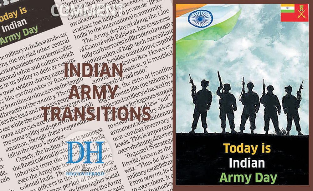 Indian Army transitions