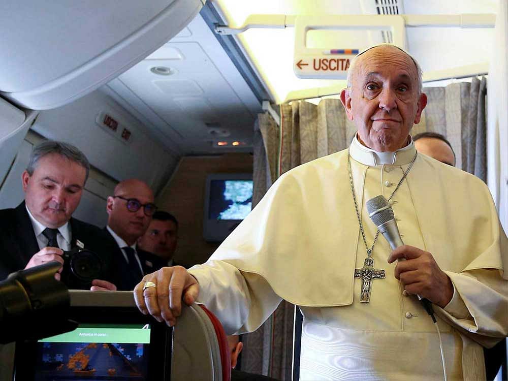 Pope Francis as often flagged the danger of nuclear warfare. Reuters Photo