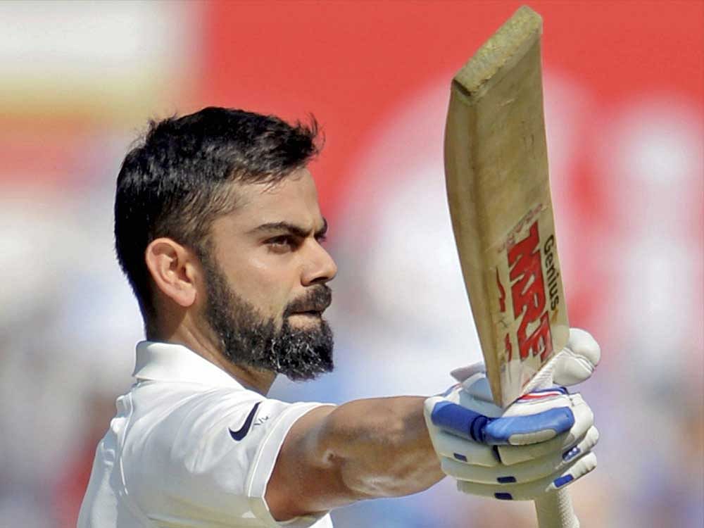 Virat Kohli has been fined 25 per cent of his match fee besides receiving one demerit point for breaching Level 1 of the ICC Code of Conduct. PTI File Photo