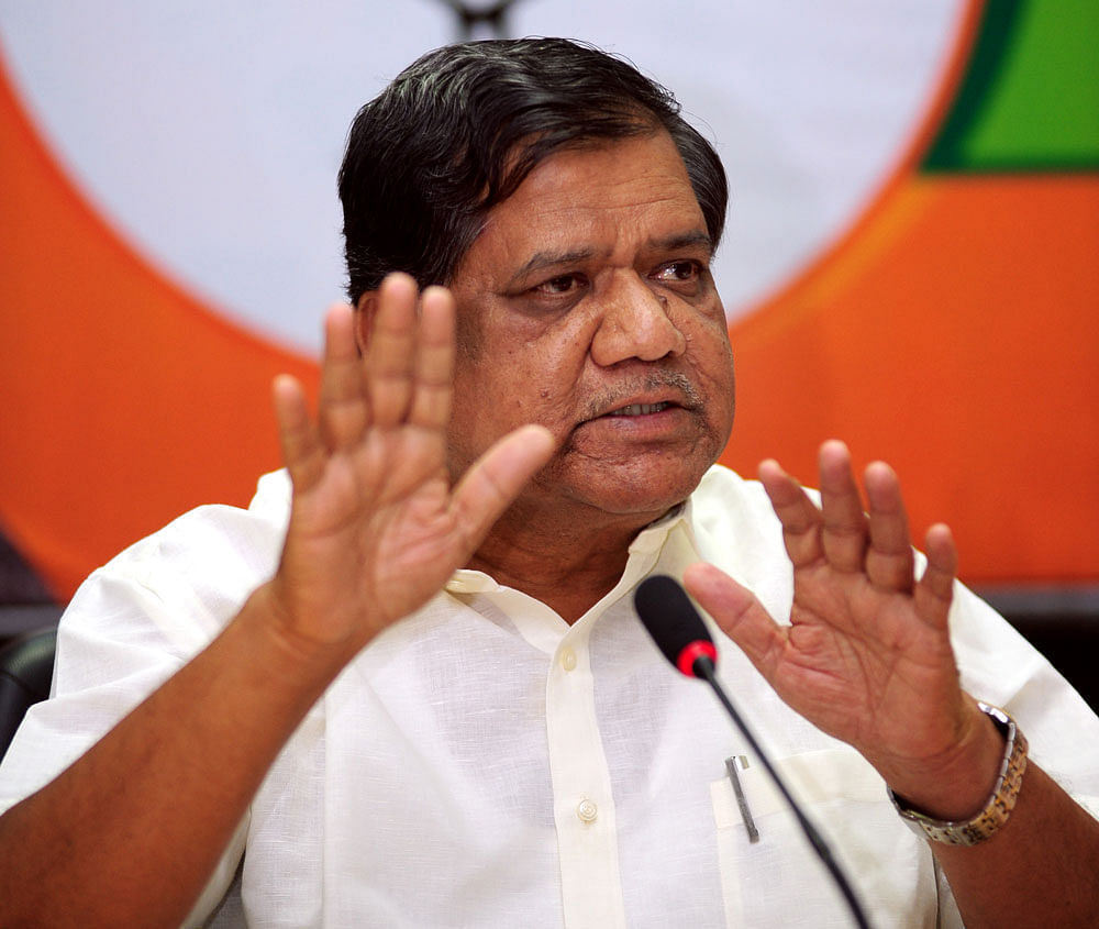 Leader of the Opposition in the Legislative Assembly and former chief minister Jagadish Shettar. DH file photo