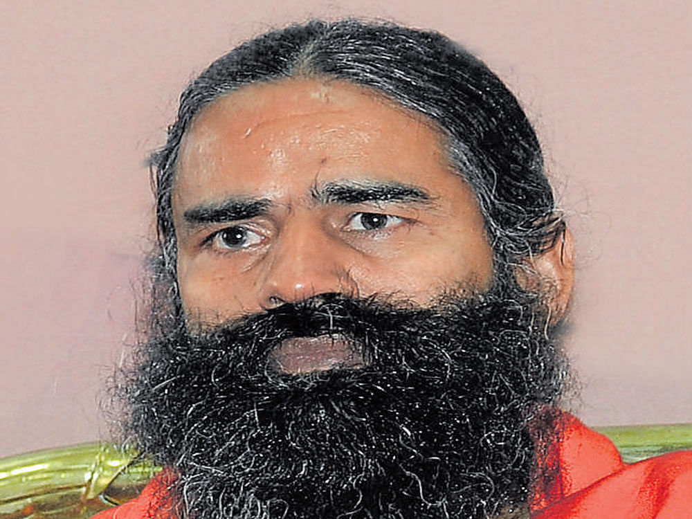 Yoga guru-turned-businessman Ramdev, file photo