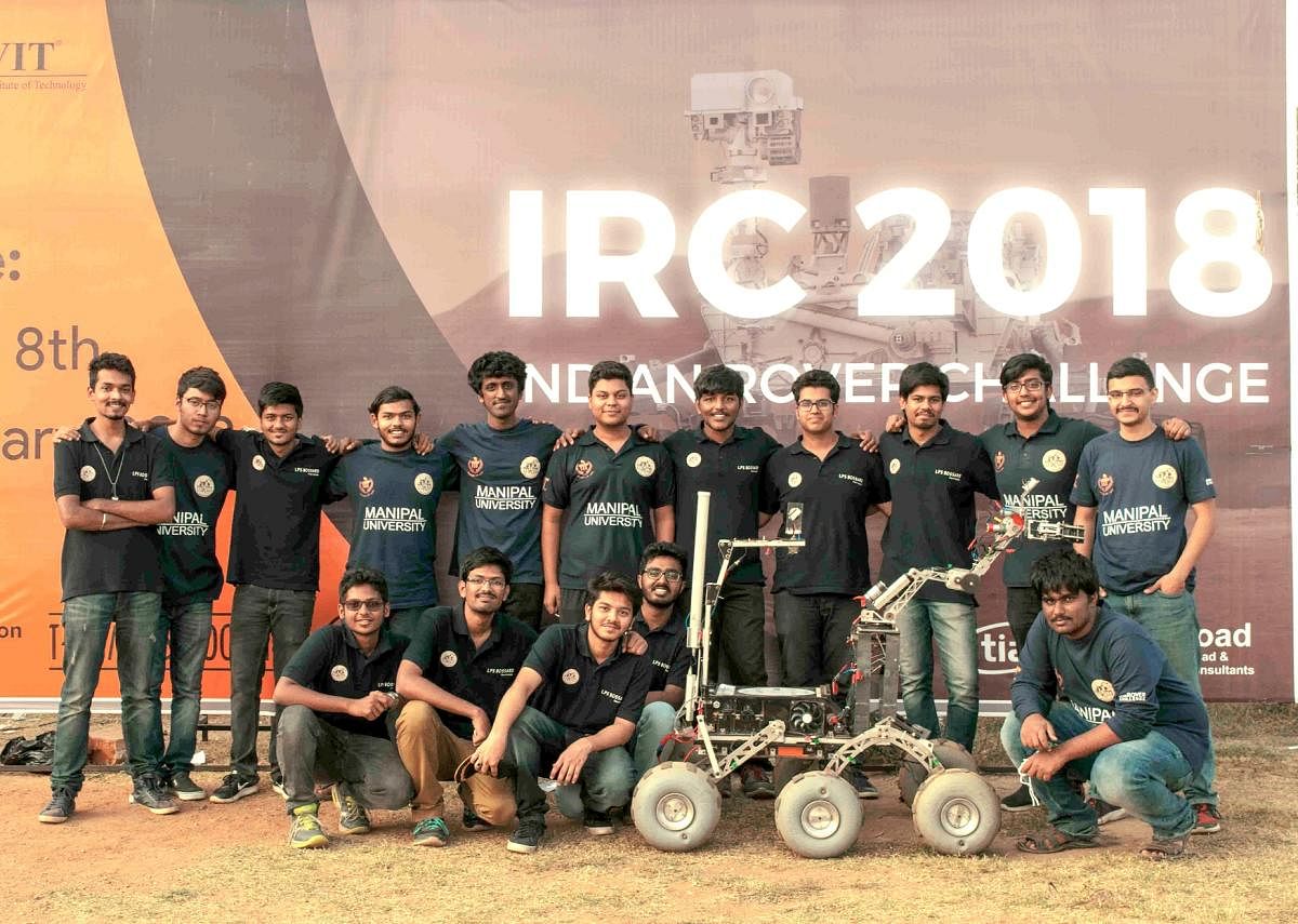 MIT team with their Mars Rover
