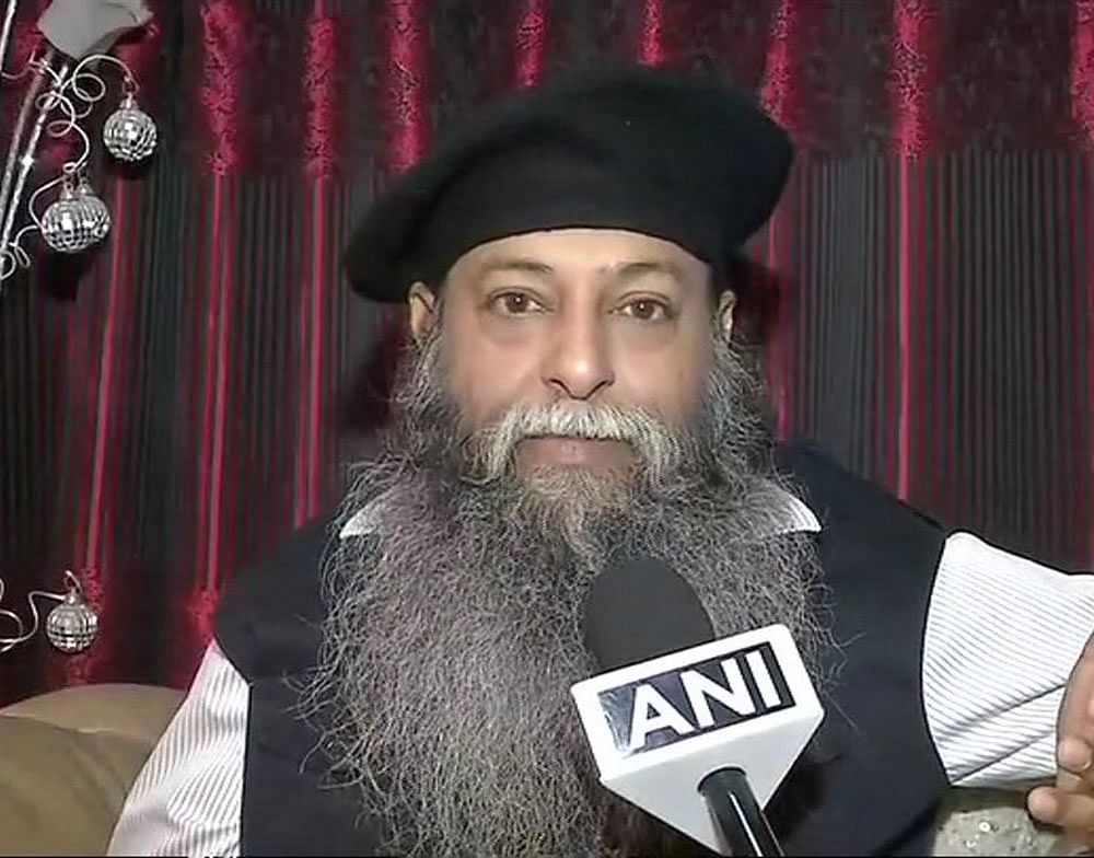 Suraj Pal Amu warned that India will be torn apart if the film is released. ANI photo.