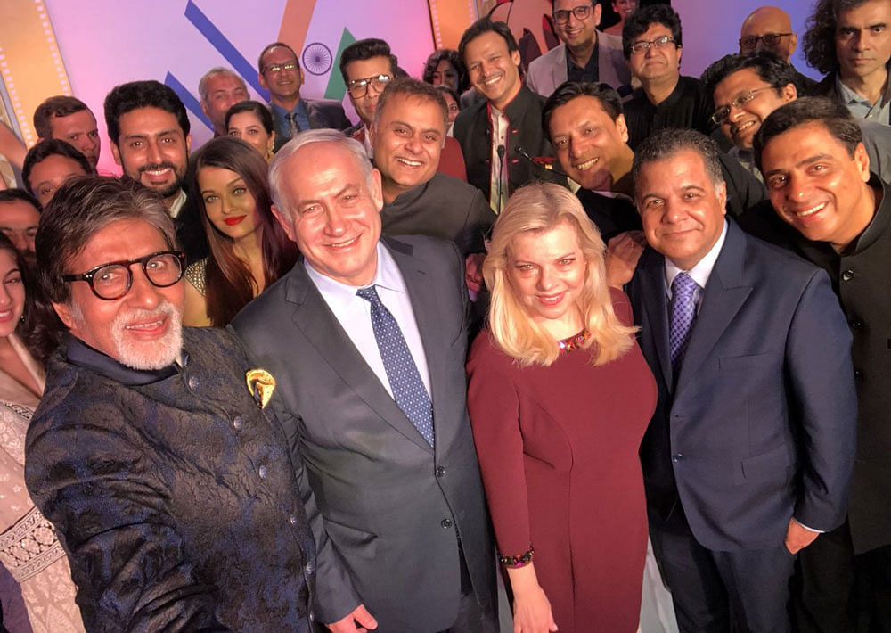 When Netanyahu took selfies with Bollywood