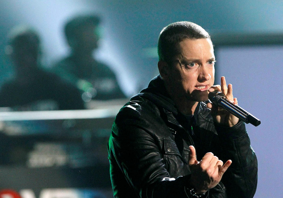 Star rapper Eminem says he is always driven to prove something through his music, despite his achievements in the industry. Reuters file photo
