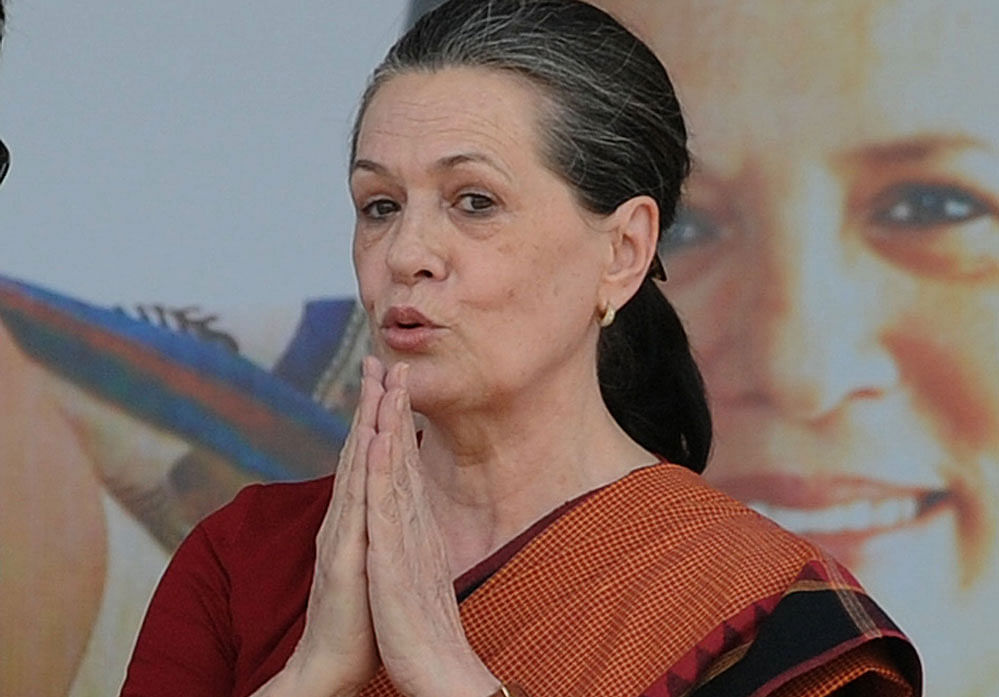 Former Congress President Sonia Gandhi. DH file photo