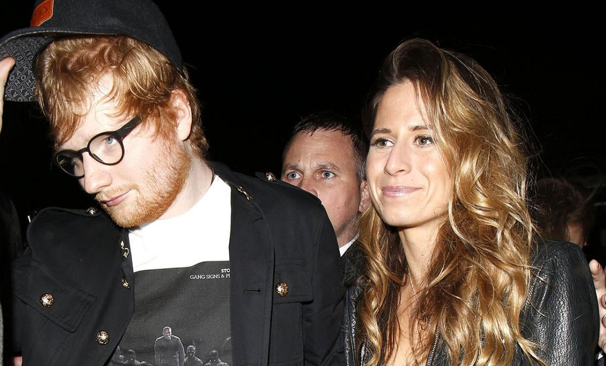 Singer-songwriter Ed Sheeran has announced that he and his longtime girlfriend, Cherry Seaborn, are engaged. Picture courtesy Twitter