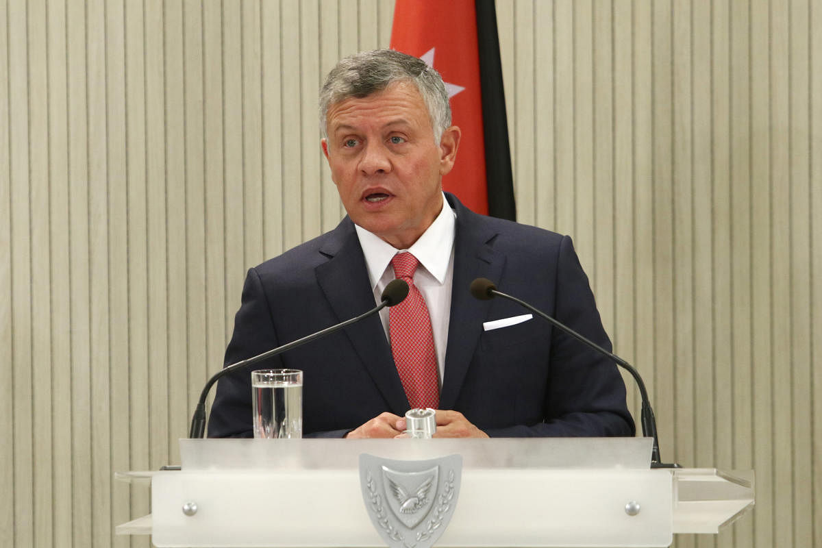 Jordan's King Abdullah. REUTERS
