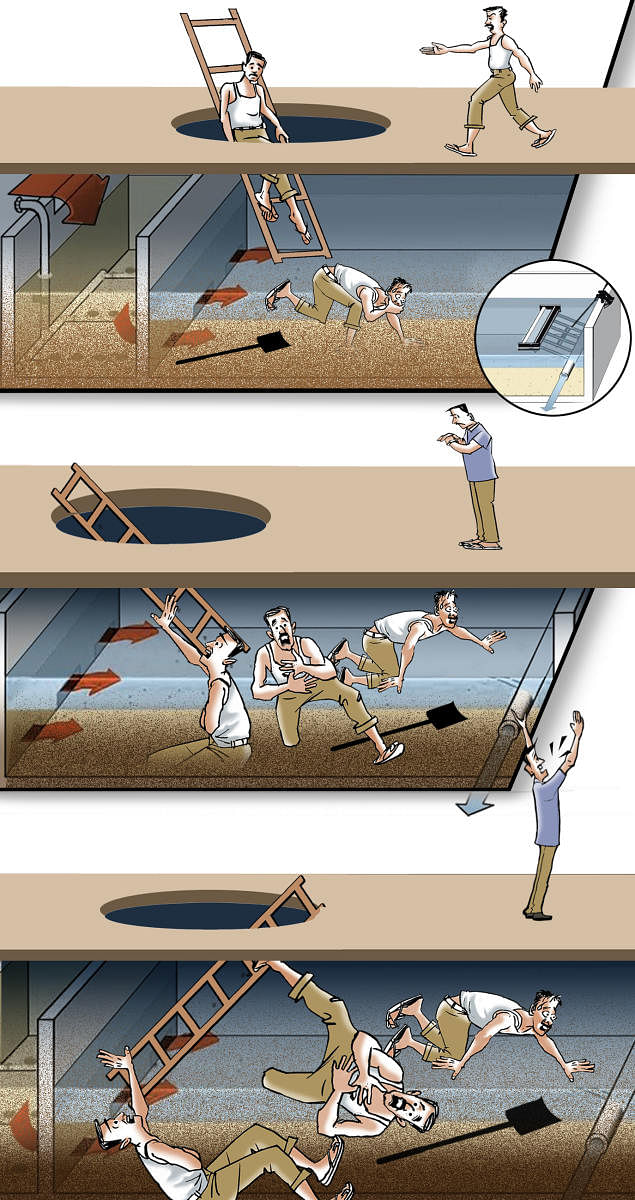 Sewage system, DH illustration