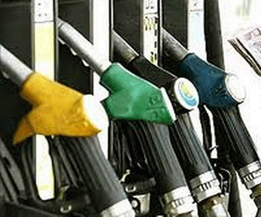 Petrol sold costliest in Mumbai at Rs 80.25 per litre, followed by Kolkata and Chennai at above Rs 75 a litre. PTI file photo