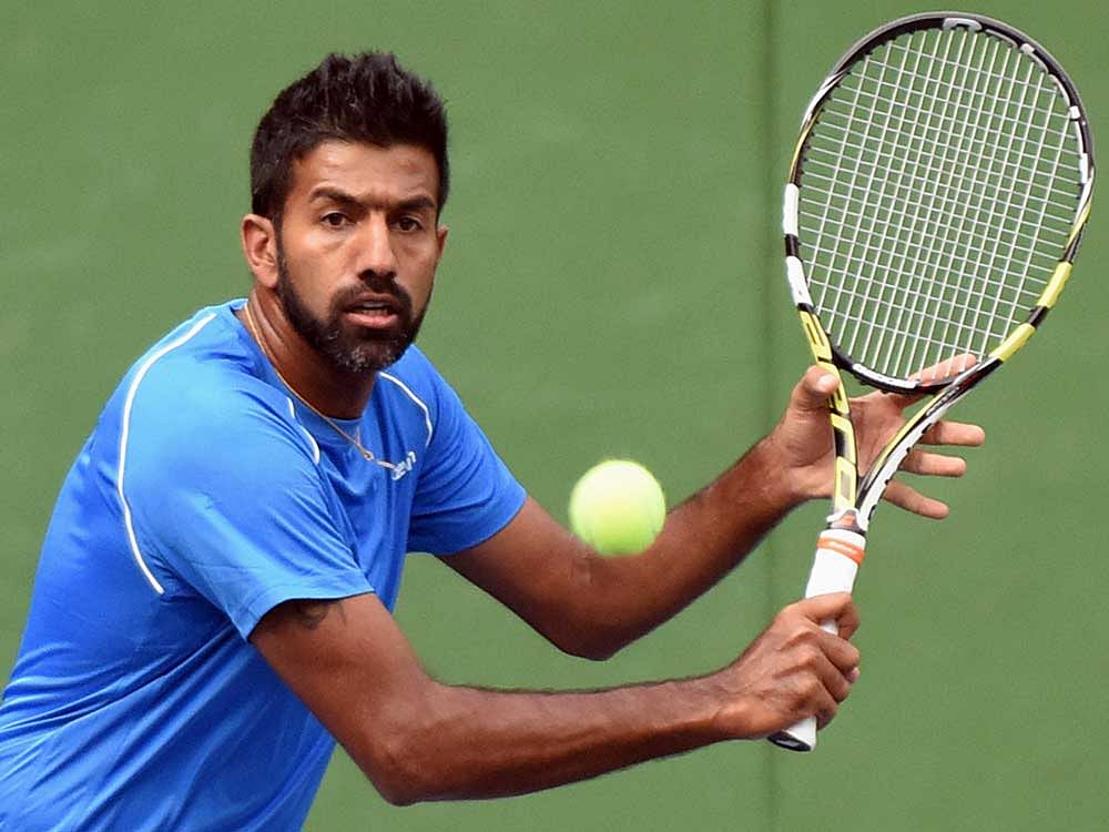 India's Rohan Bopanna and Timea Babos of Hungary entered the mixed doubles semifinals at the Australian Open with a straight-set win over Colombian Juan Sebastian Cabal and Abigail Spears of US here on Wednesday. File photo