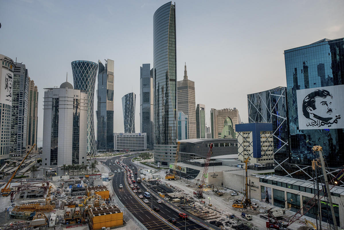 The newly developed West Bay neighborhood of Doha, Qatar, July 17, 2017. As tiny Qatar has grown powerful enough on gas money to be taken seriously, it has been forced to face the consequences of its actions from its larger neighbors, who see it as a nation of vexatious meddlers, intoxicated by their sudden wealth and bent on sowing chaos across the region. (Tomas Munita/The New York Times)