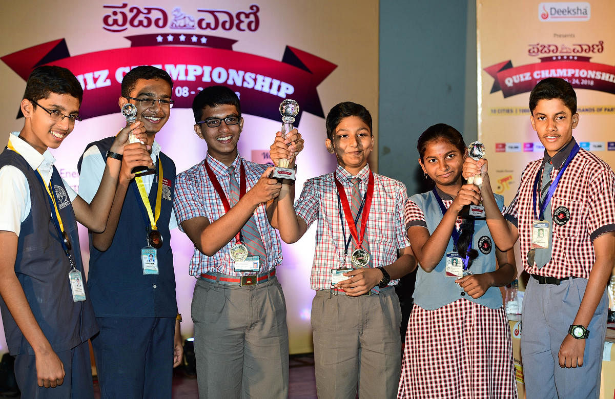 Udupi team wins Prajavani Quiz contest
