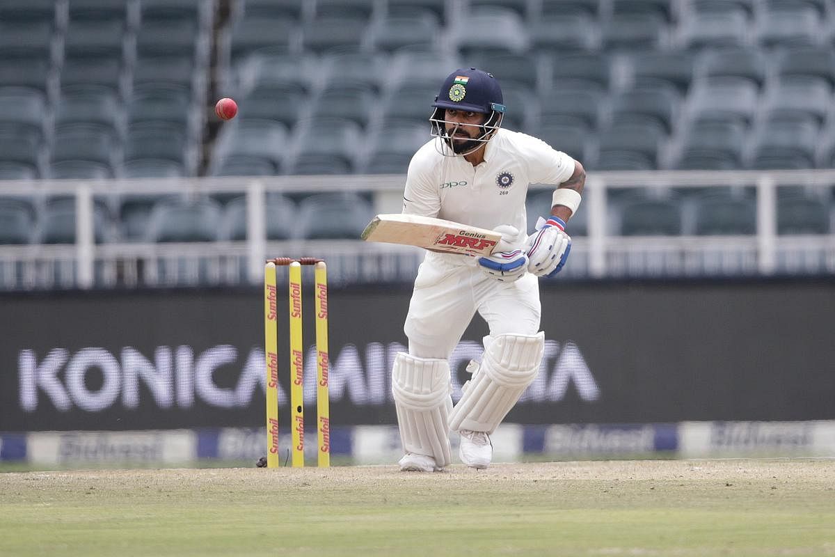 DEPENDABLE Indian skipper Virat Kohli played an innings of substance on the third day of the third Test at the Wanderers in Johannesburg on Friday. AFP
