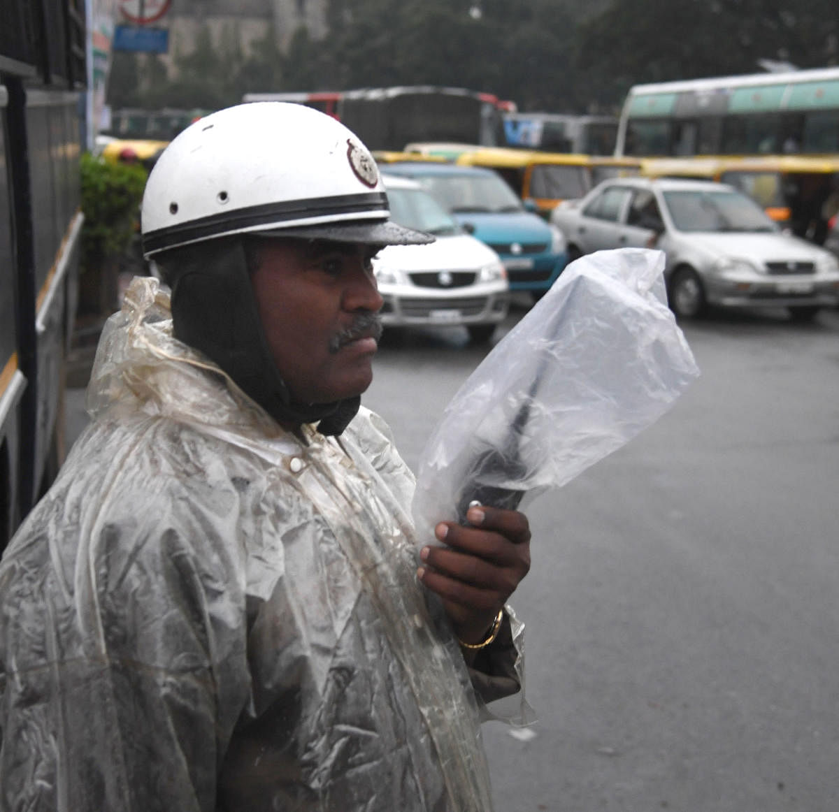 In Bengaluru, a number of traffic personnel have reported respiratory problems.