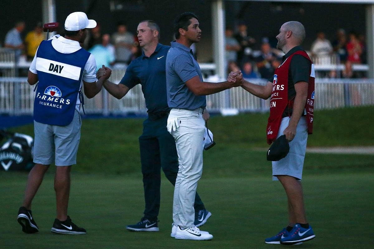 Tiger Woods had taken his bow and left the stage when fierce drama unfolded Sunday at Torrey Pines, with Alex Noren and Jason Day locked in a play-off duel as darkness fell.