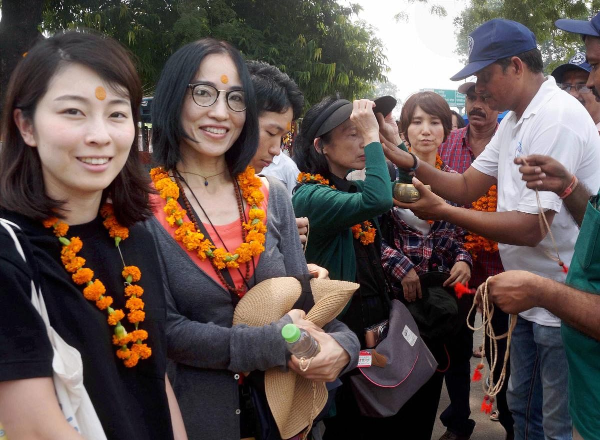 The incident occurred two weeks ago, when the tourists, mostly from Ireland, came to Guntur to attend a function.