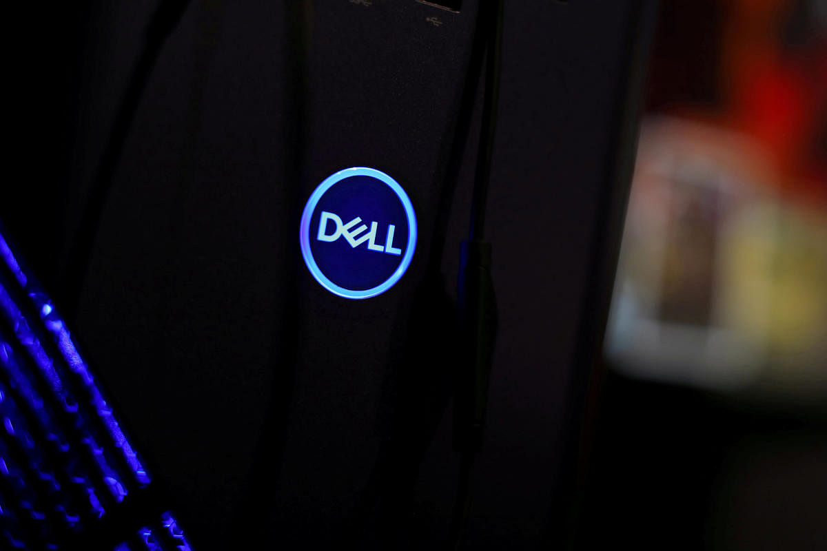 FILE PHOTO: A Dell gaming computer is shown at the E3 2017 Electronic Entertainment Expo in Los Angeles, California, U.S. June 13, 2017. REUTERS/ Mike Blake/File Photo