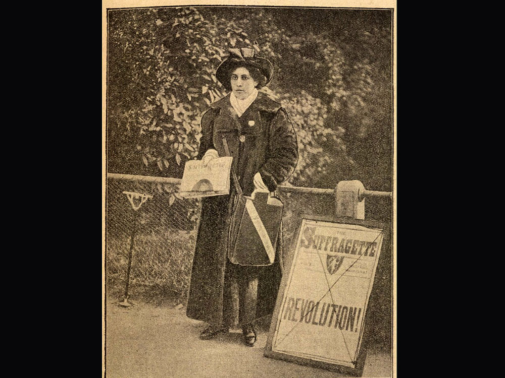 Princess Sophia Duleep Singh is among several British women who were celebrated today in the UK to mark the centenary of women's right to vote. Image Courtesy: Twitter