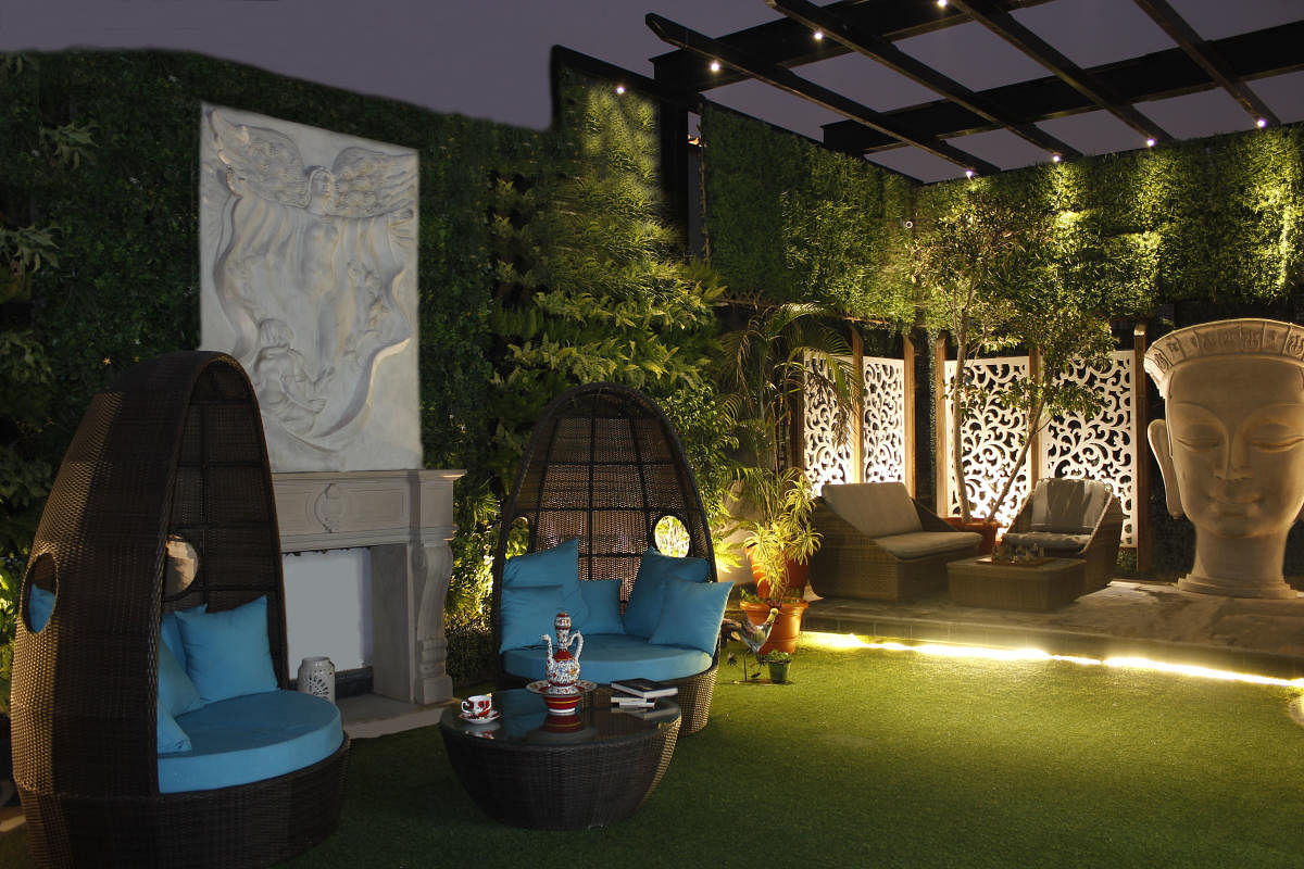 A terrace garden is a perfect spot to unwind after a long day to get a fresh start in the morning with a hot cup of coffee