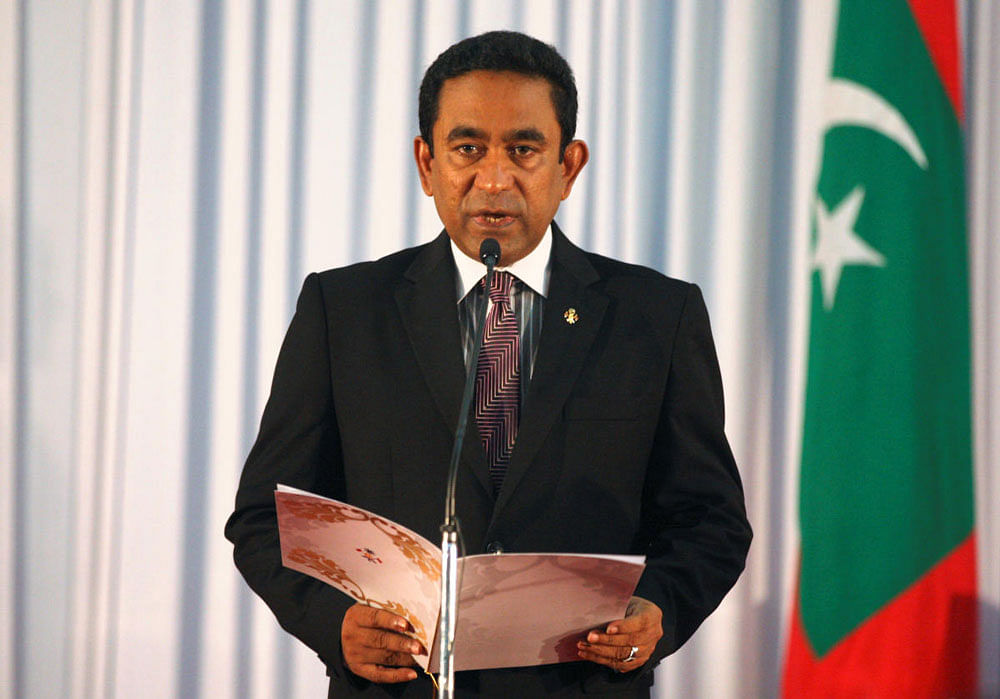 Maldives' President Abdulla Yameen. Reuters file photo