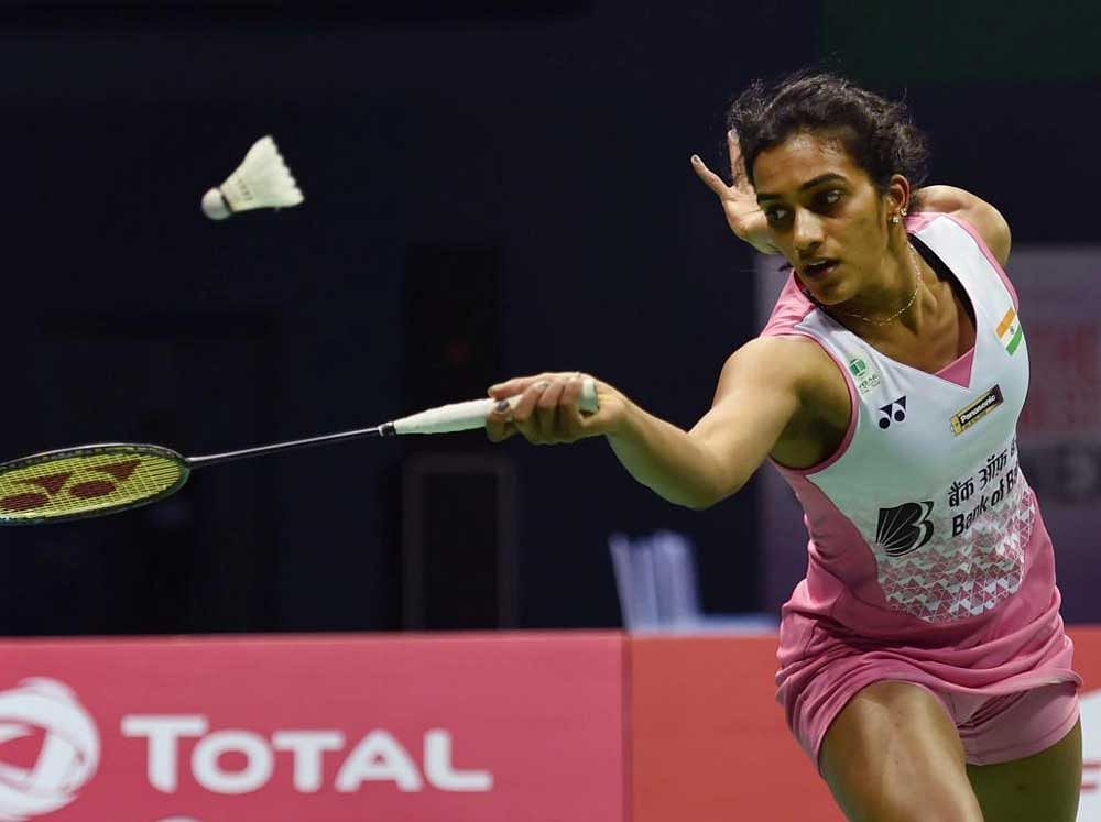 PV Sindhu was the only player from India to score against Indonesia. PTI  file photo.