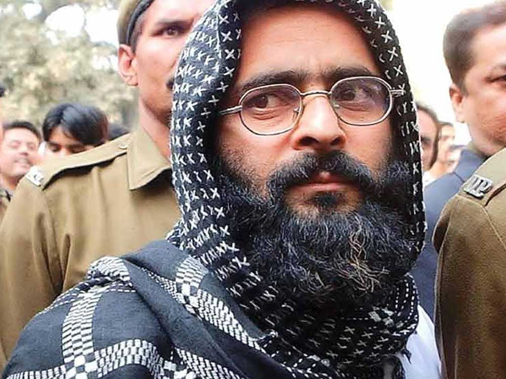 Five years since Afzal Guru was hanged in Delhi's Tihar jail for his role in carrying out attack on Parliament in 2001, Jaish has carried nearly a dozen deadly attacks in Guru's name. Image Courtesy: Twitter