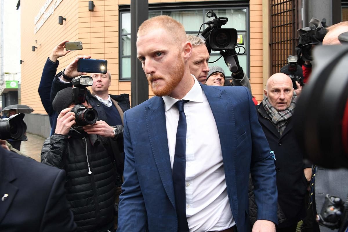 Stokes pleads not guilty to affray